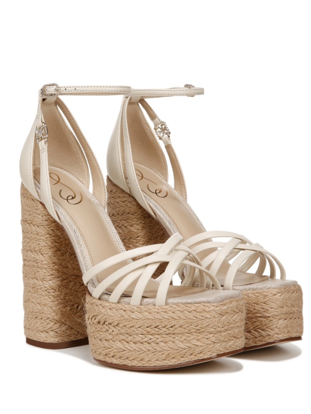 Sam Edelman Kade Ankle Strap Espadrille Plattorm Sandal